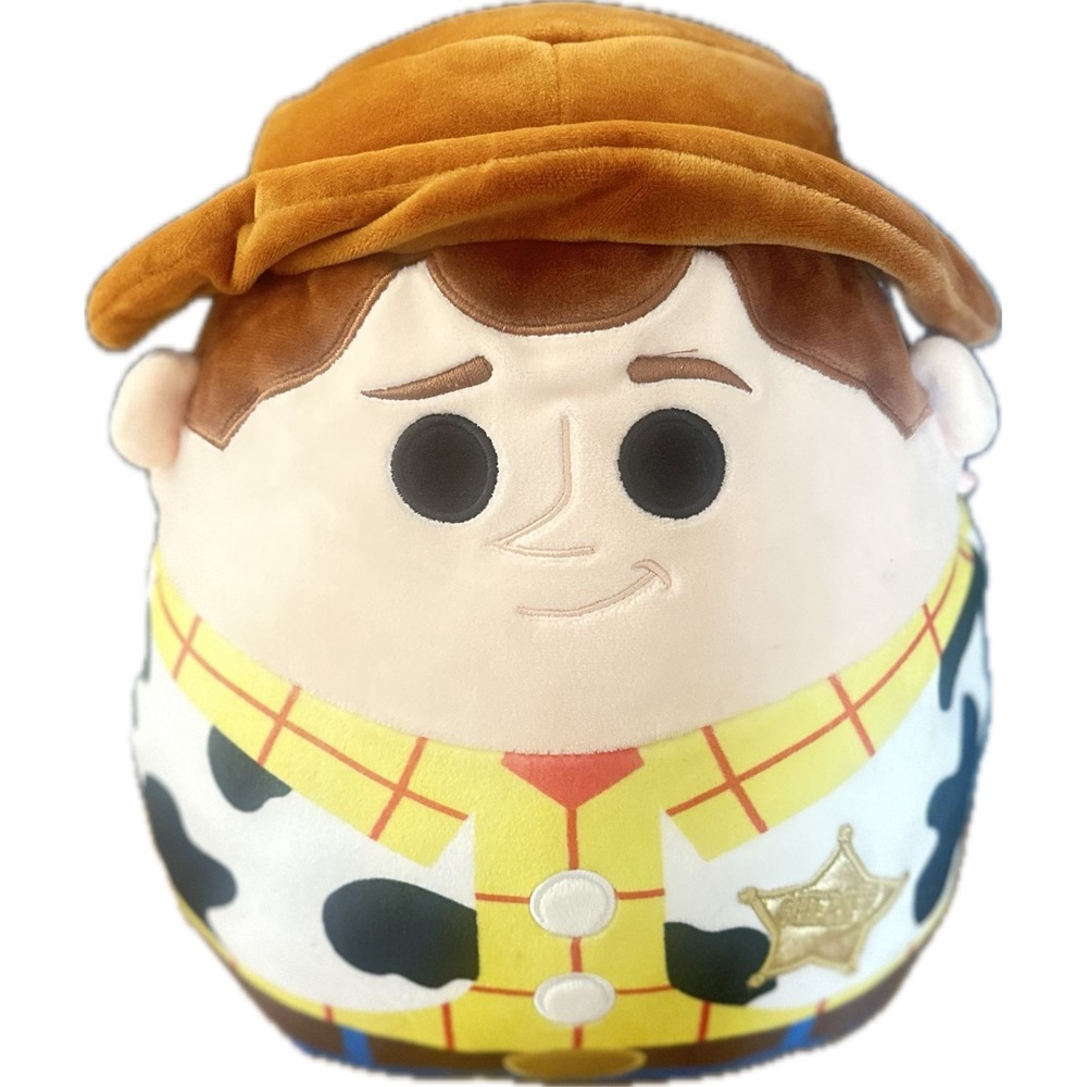 Disney Pixar Toy Story Woody Squishmallows Plush 10 Inch Sheriff Cowboy Soft Toy